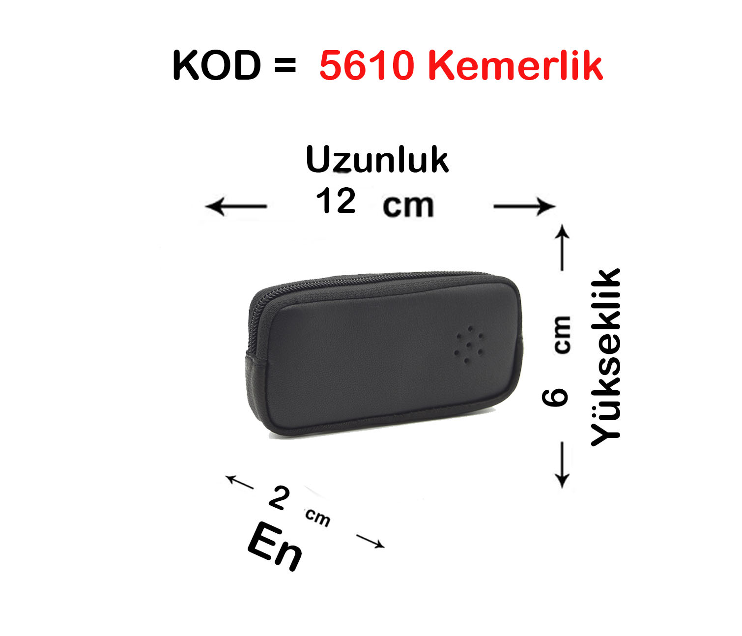 5610 Küçük Deri Kemerlik