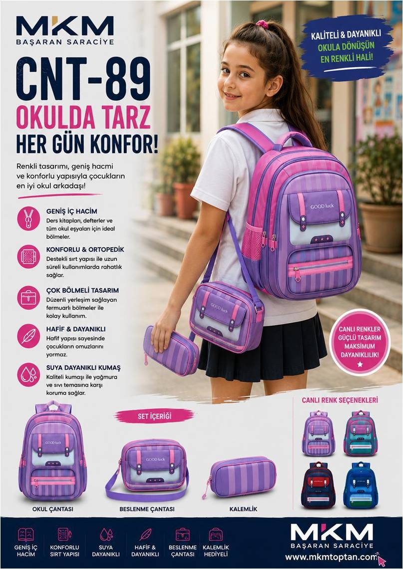 CNT-89 OKUL ÇANTASI