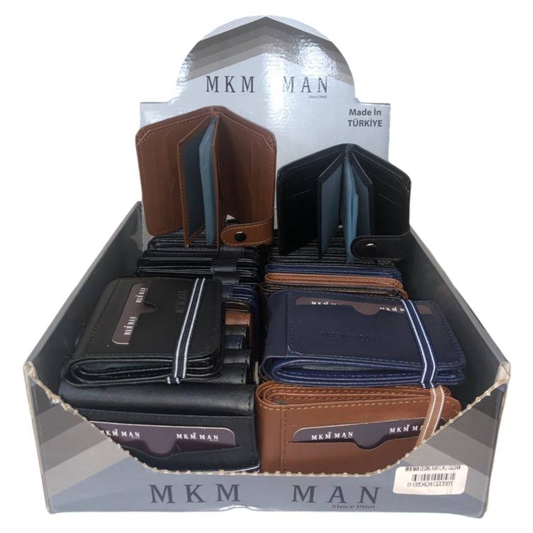 MAN DESIGN KARTLIKLI CÜZDAN 30-LU BOX STANTI