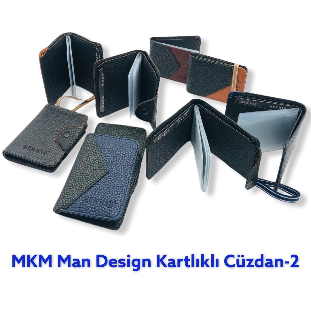 MKM MAN Design Kartlıklı Cüzdan-2 30'Lu Box