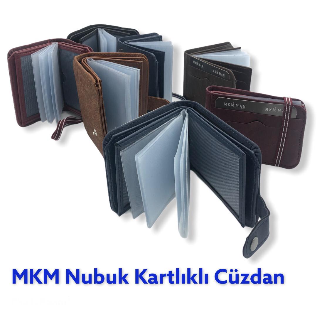 MKM Nubuk Kartlıklı Cüzdan 30'Lu Box