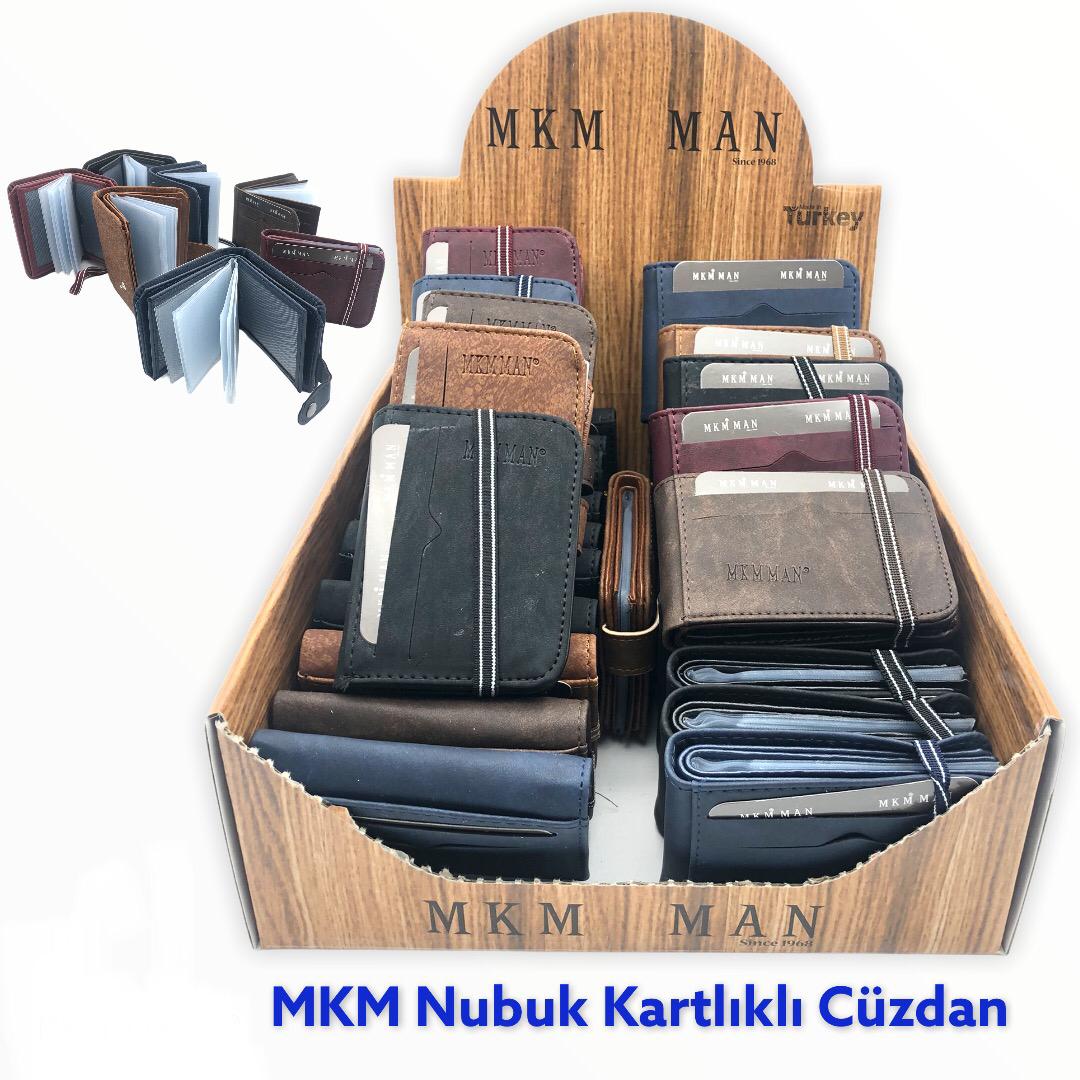 MKM Nubuk Kartlıklı Cüzdan 30'Lu Box