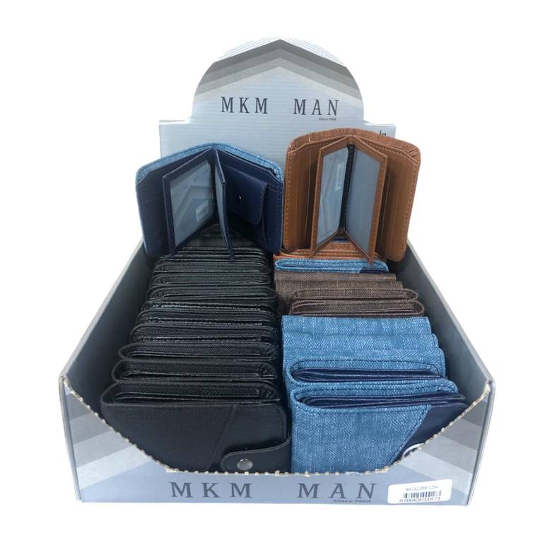 MKM OVALDİ ERKEK CÜZDAN (30' LU BOX)