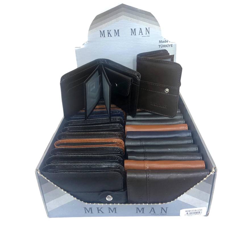 Man Design Cüzdan Soft Model Box ( 30'Lu Karışık Box)