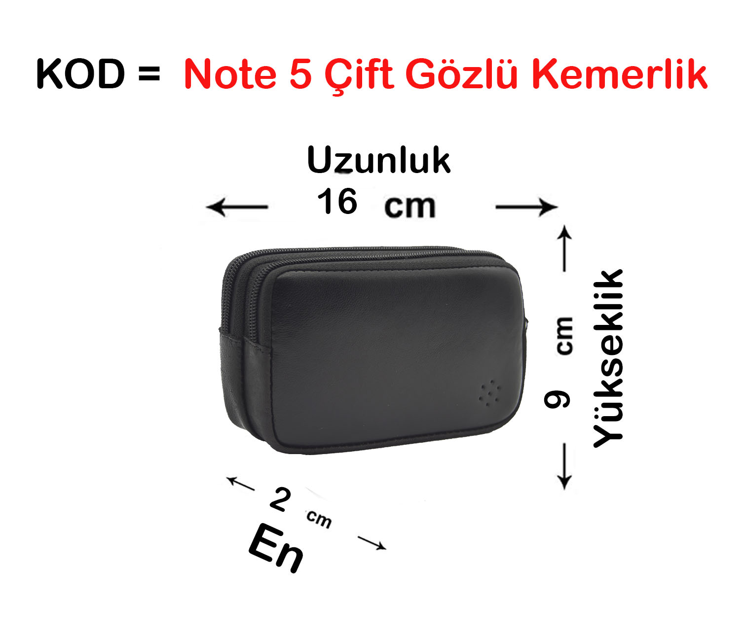 Note 5 Çift Gözlü Kemerlik