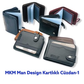 MKM MAN Design Kartlıklı Cüzdan-1 30'Lu Box