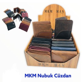 MKM Nubuk Cüzdan 30'Lu Box